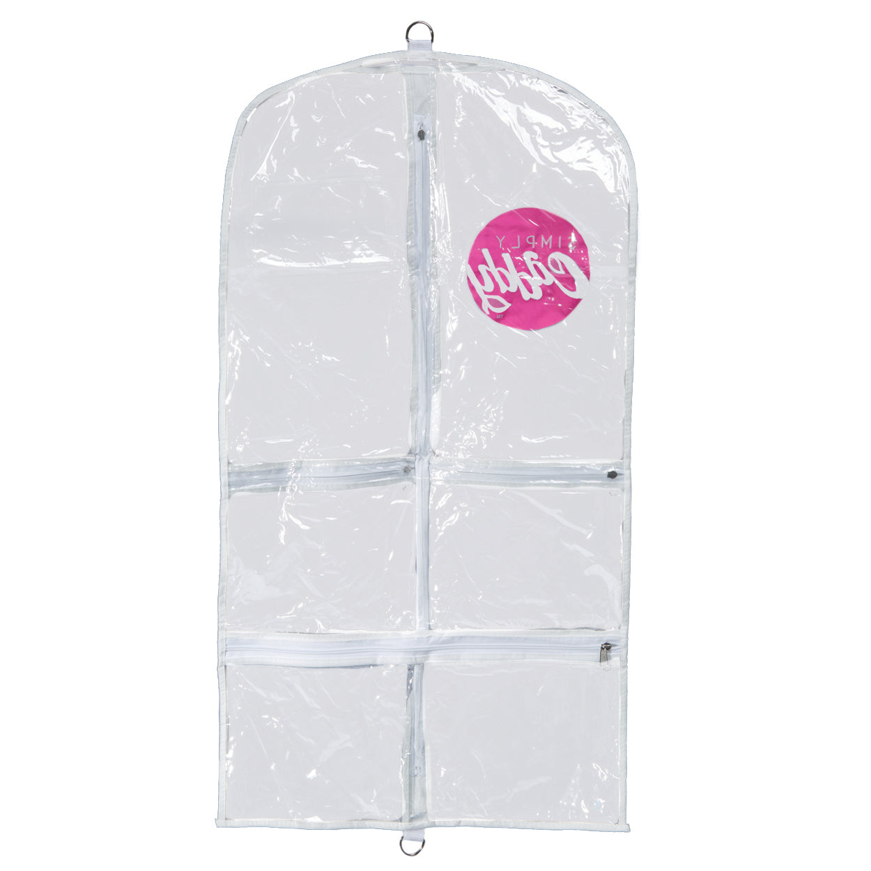SET OF 3 - Costume Garment Bag White Trim